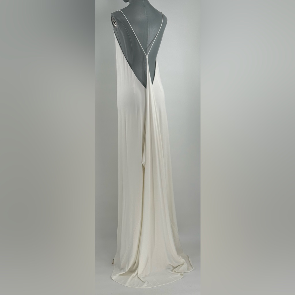 Rat & Boa Ivory Backless Maxi Slip Dress — image 8 of 8
